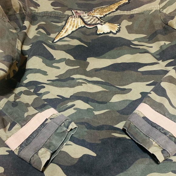 ME JANE CAMO W/SEQUINS BIRD JACKET - Picture 7 of 12